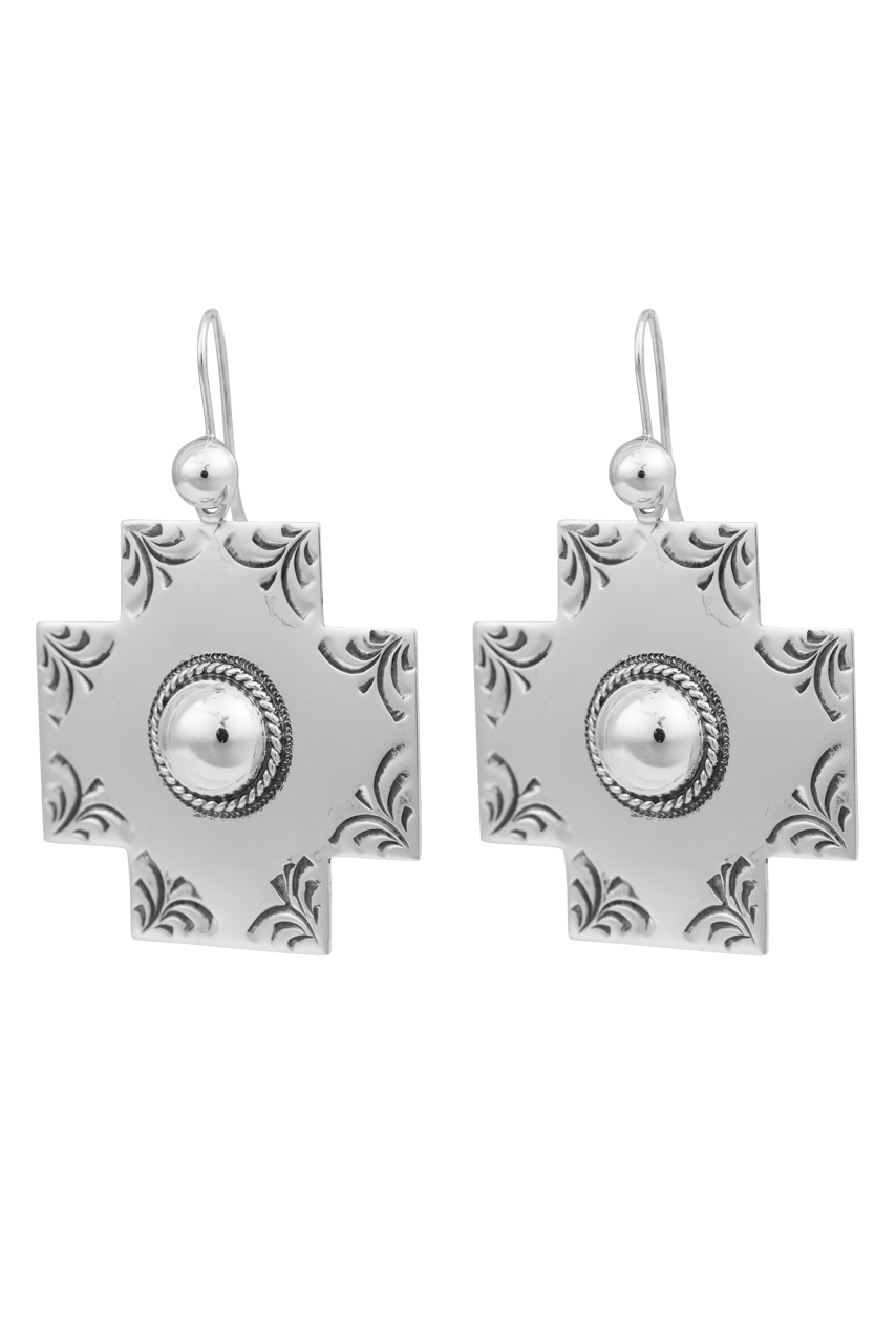 Vogt Navajo Cross Earrings