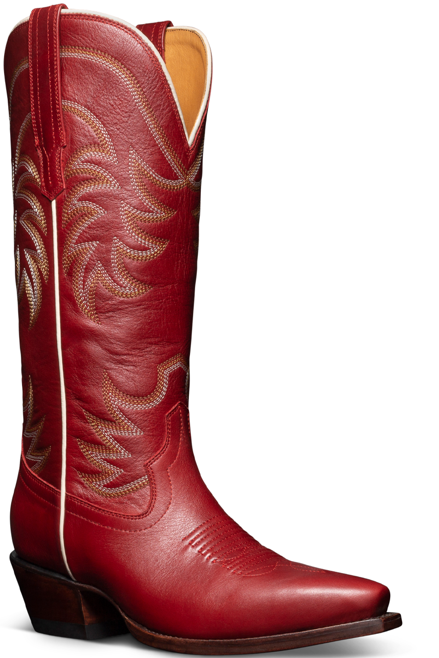 Tecovas Annie Cowgirl Boots - Scarlet