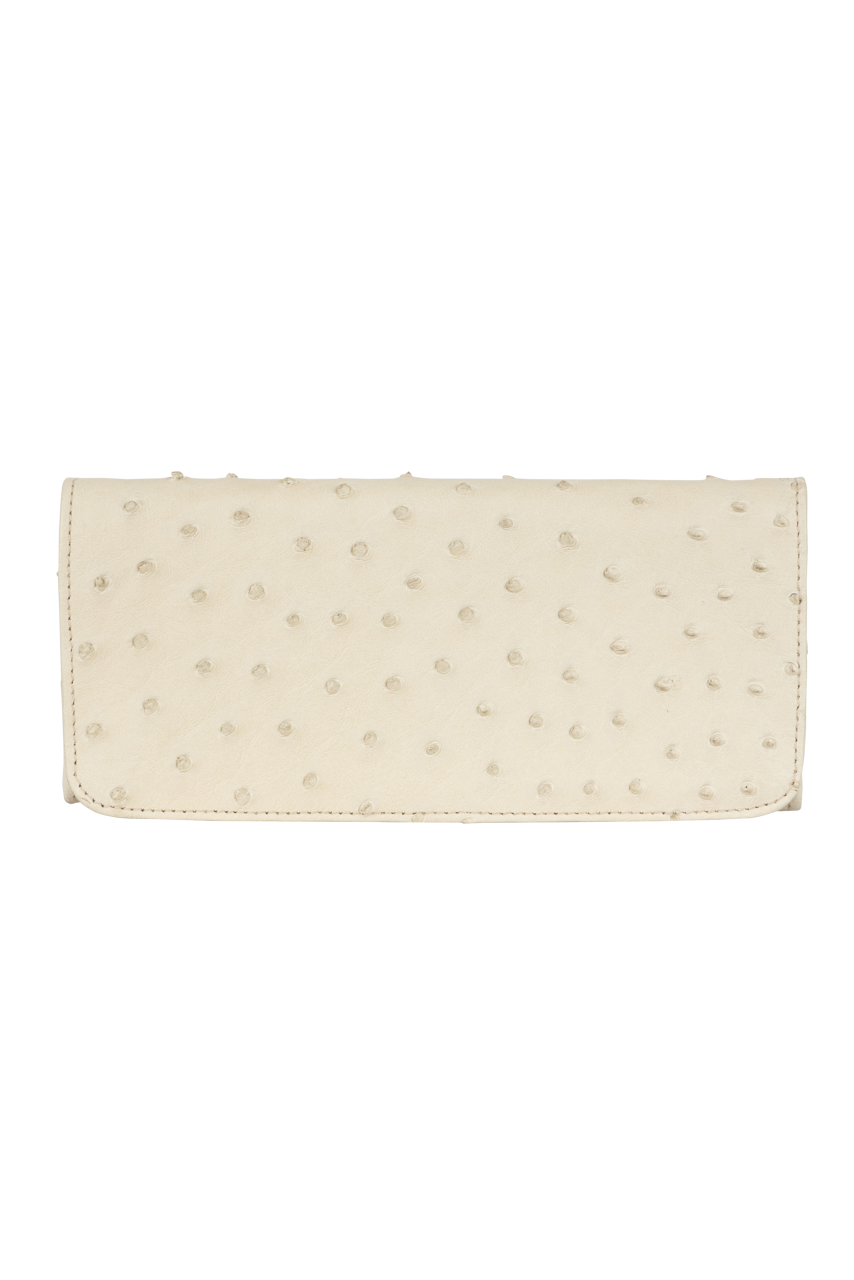 Juan Antonio Full Quill Ostrich Wallet