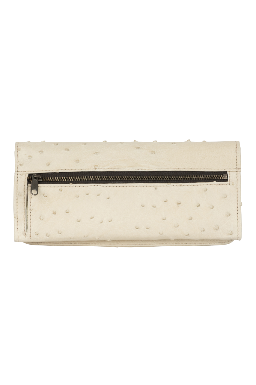 Juan Antonio Full Quill Ostrich Wallet