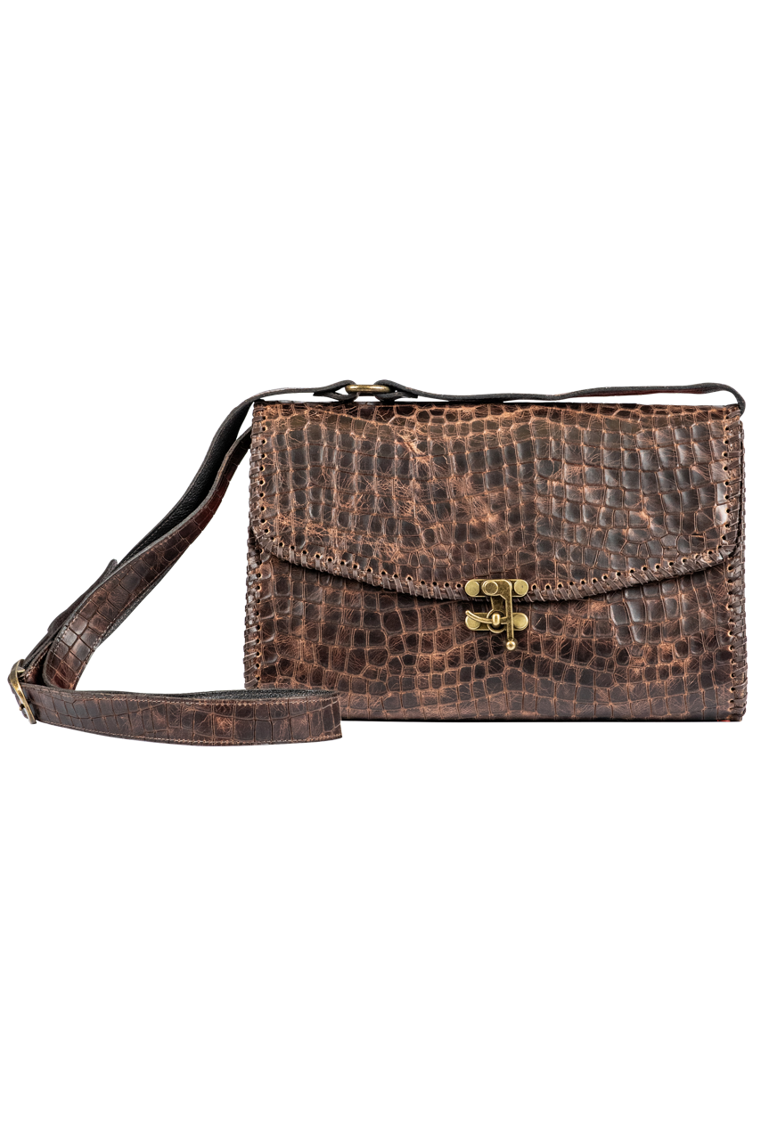 Juan Antonio Italian Leather Crossbody Bag
