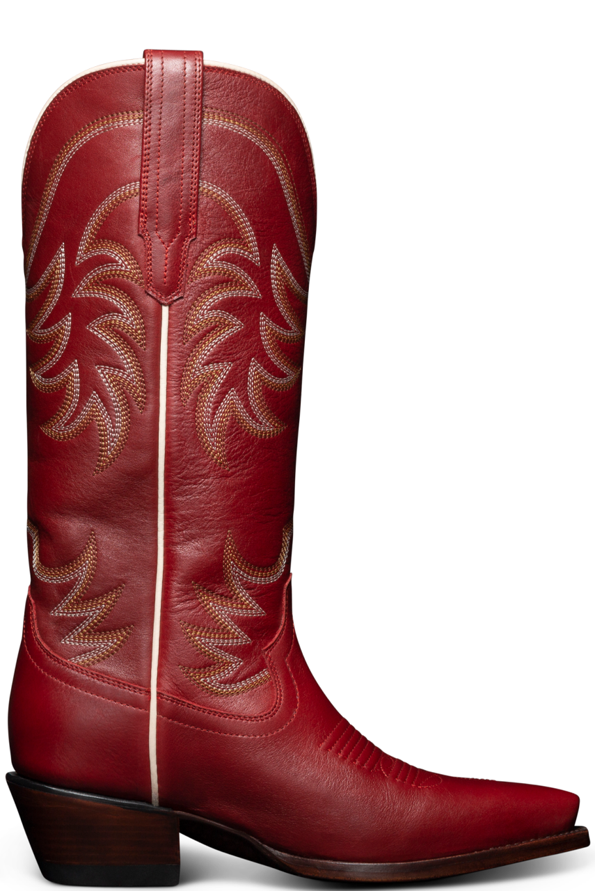 Tecovas Annie Cowgirl Boots - Scarlet