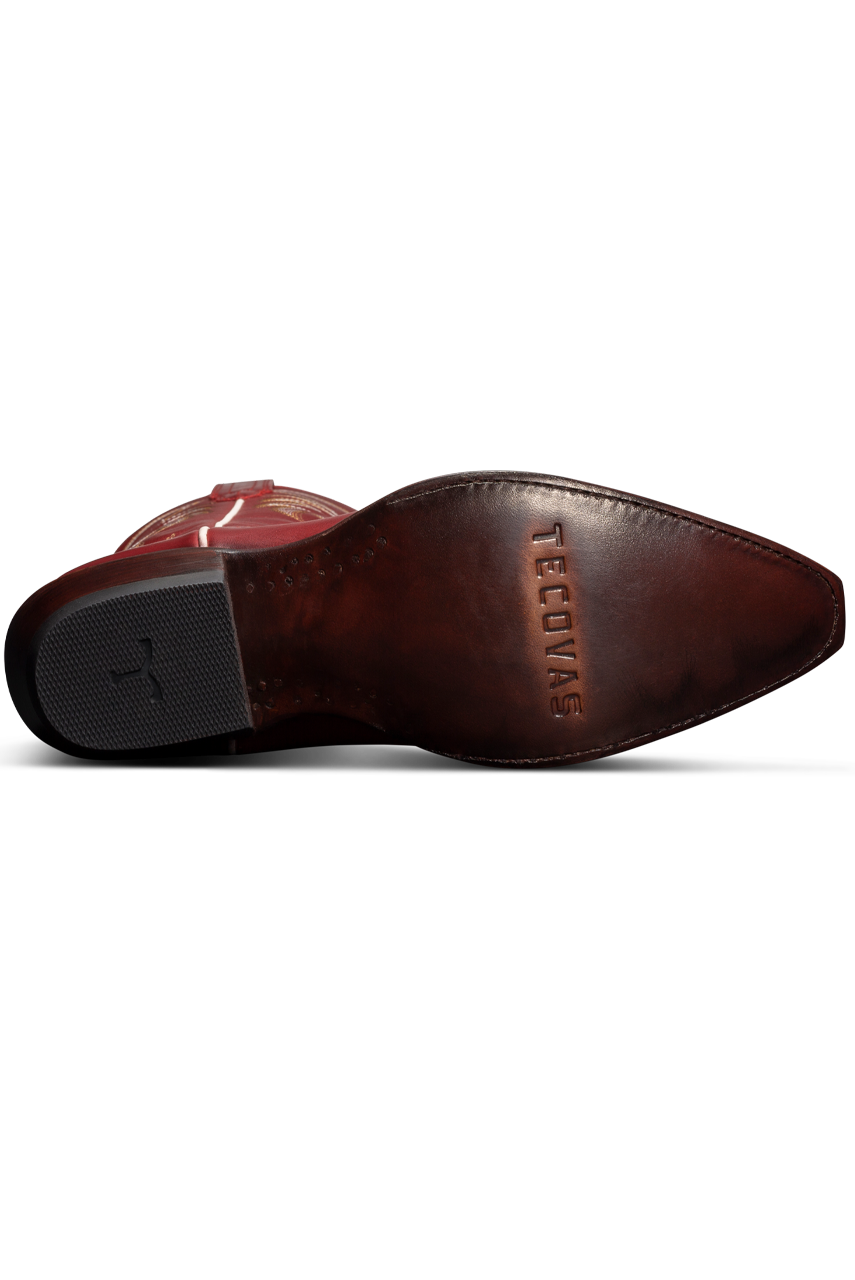 Tecovas Annie Cowgirl Boots - Scarlet