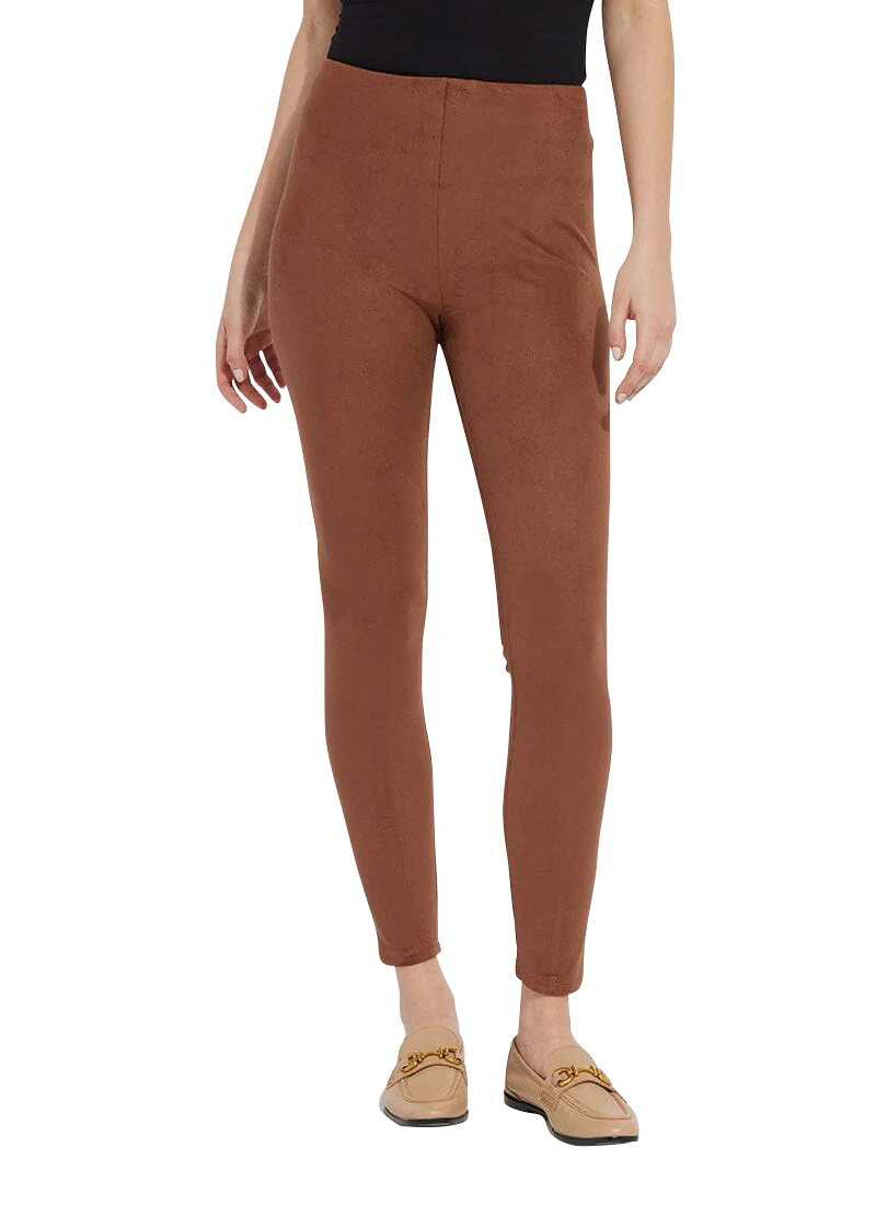 Lysse High Waisted Suede Leggings