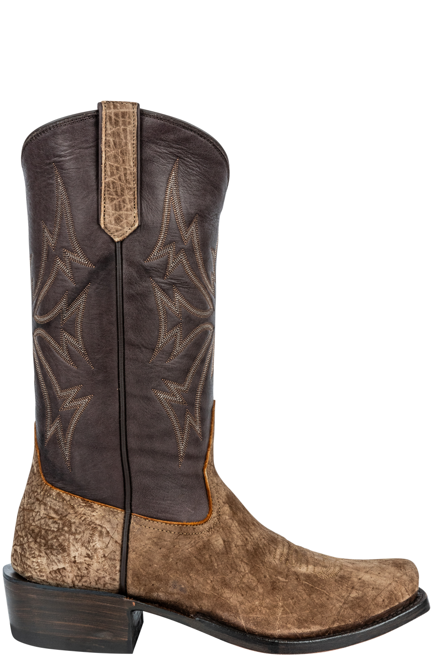 Rios of Mercedes Men's Hippo Cowboy Boots - Chocolate