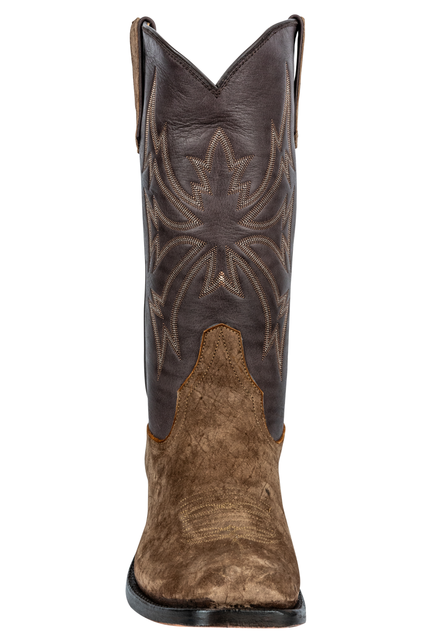 Rios of Mercedes Men's Hippo Cowboy Boots - Chocolate