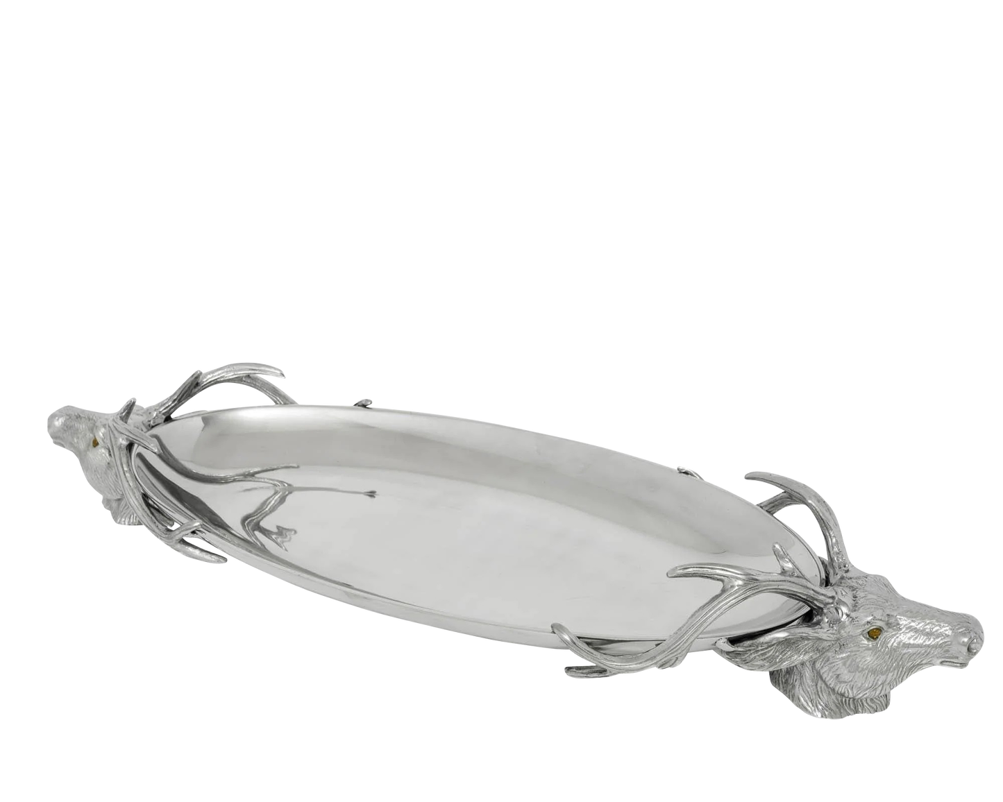 Arthur Court Deer Head Centerpiece Tray