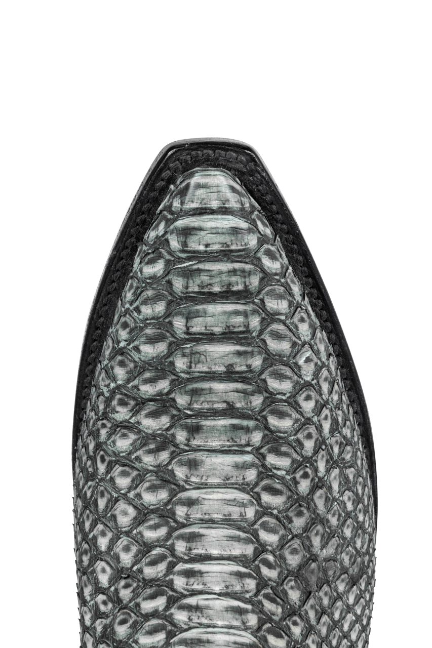 Rios of Mercedes Gray Python Cowgirl Boots