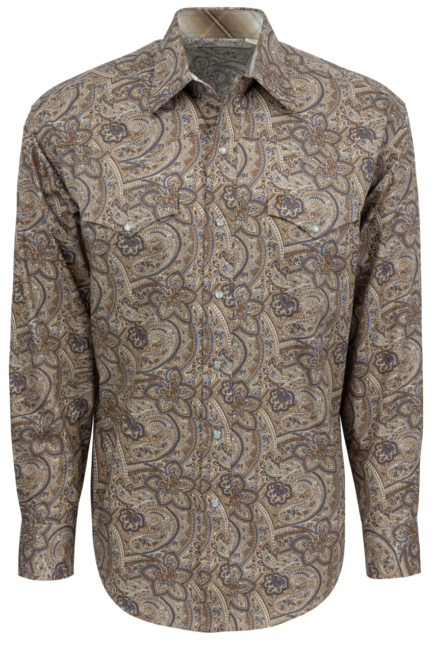 Stetson Men's Paisley Snap Front Shirt - San Antonio
