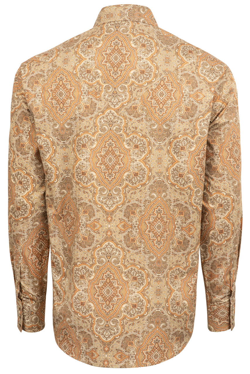 Stetson Men's Snap Front Shirt - Desert Paisley