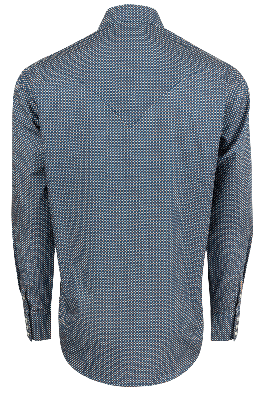 Stetson Men's Eclipse Snap Front Shirt - Blue