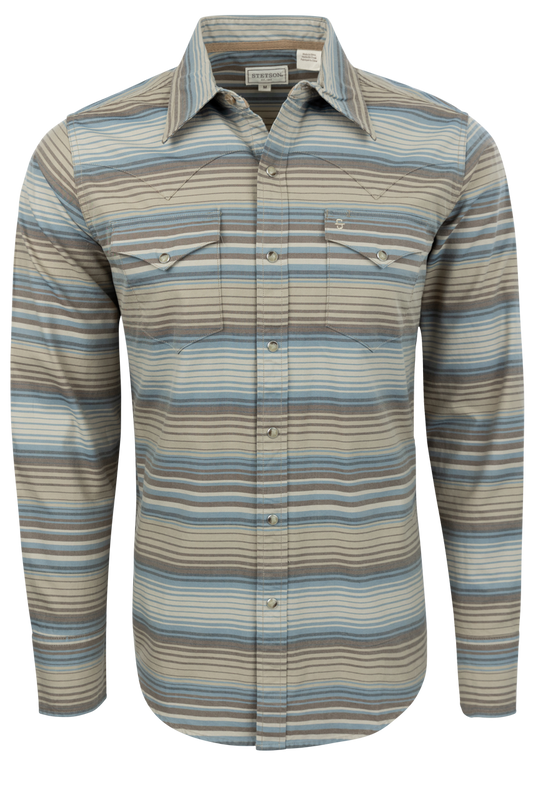 Stetson Men's Serape Snap Front Shirt - Multi