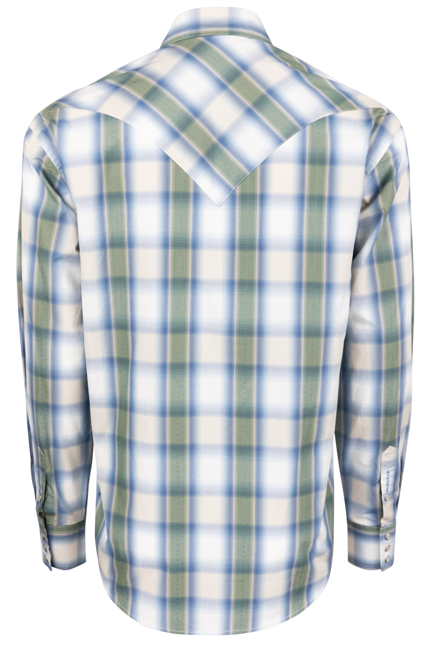 Stetson Men's Plaid Snap Front Shirt - Multi