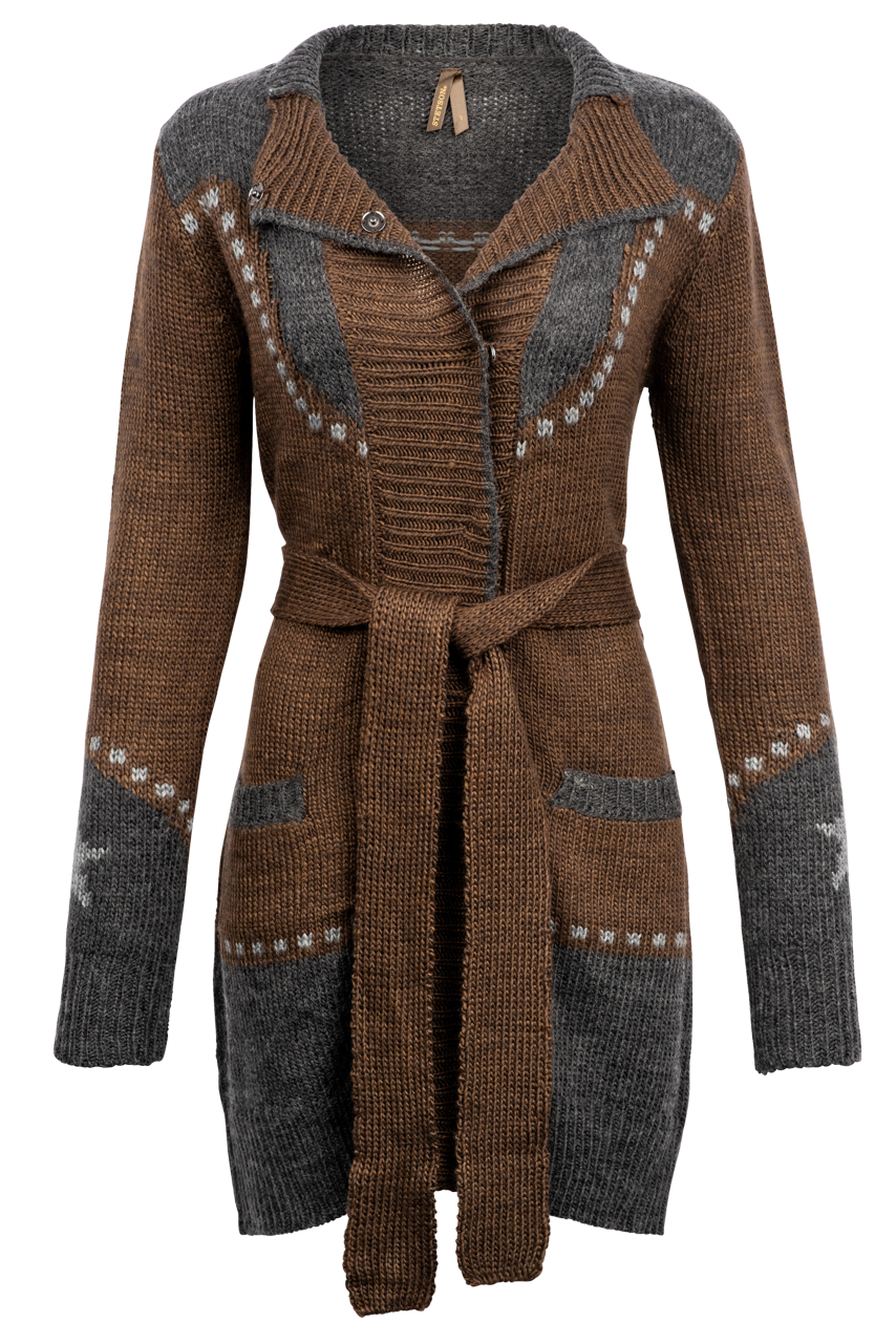 Stetson Women's Vintage Steer Head Cardigan