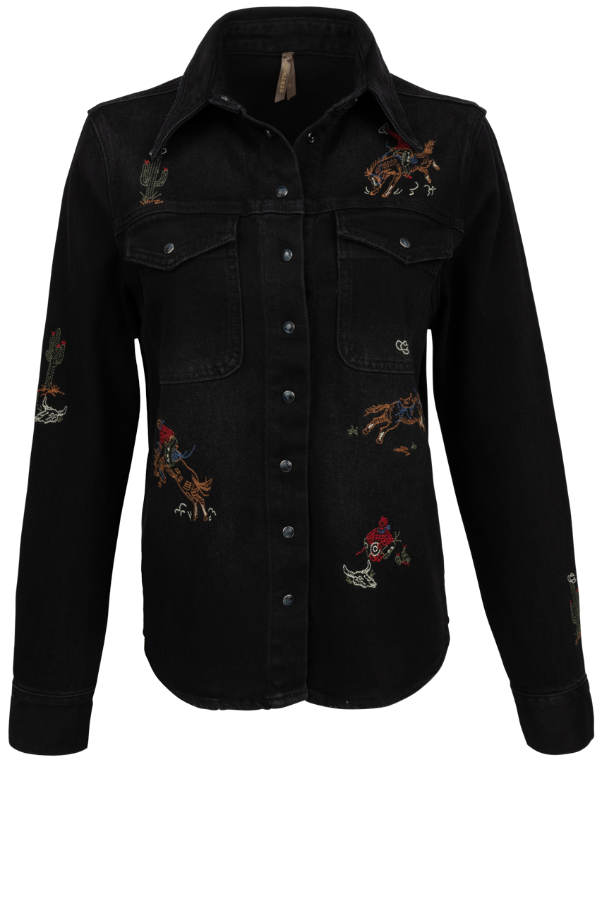 Stetson Women's Black Denim Shirt
