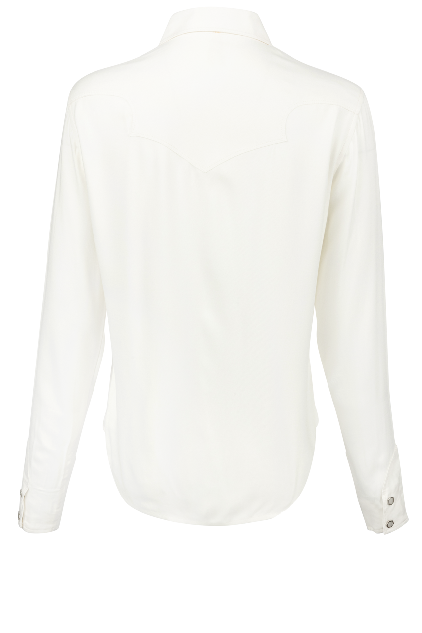 Stetson Women's Ivory Snap Front Blouse