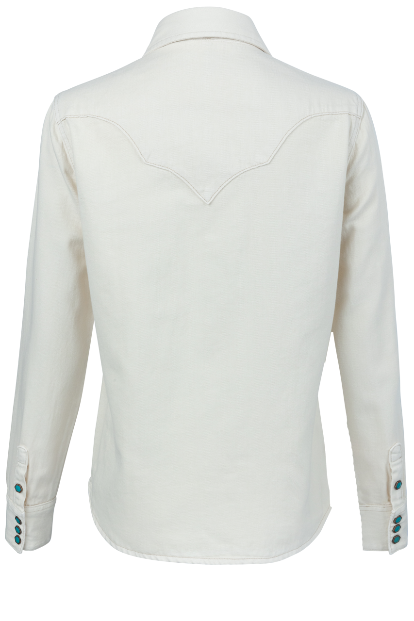 Stetson Women's Cream Denim Shirt