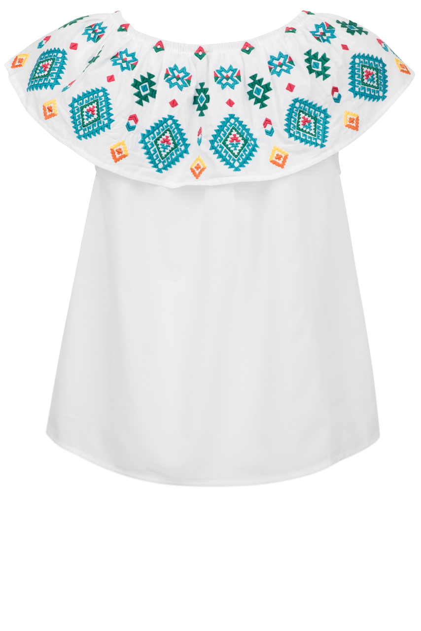 Stetson Women's Bright Schiffli Cotton Top