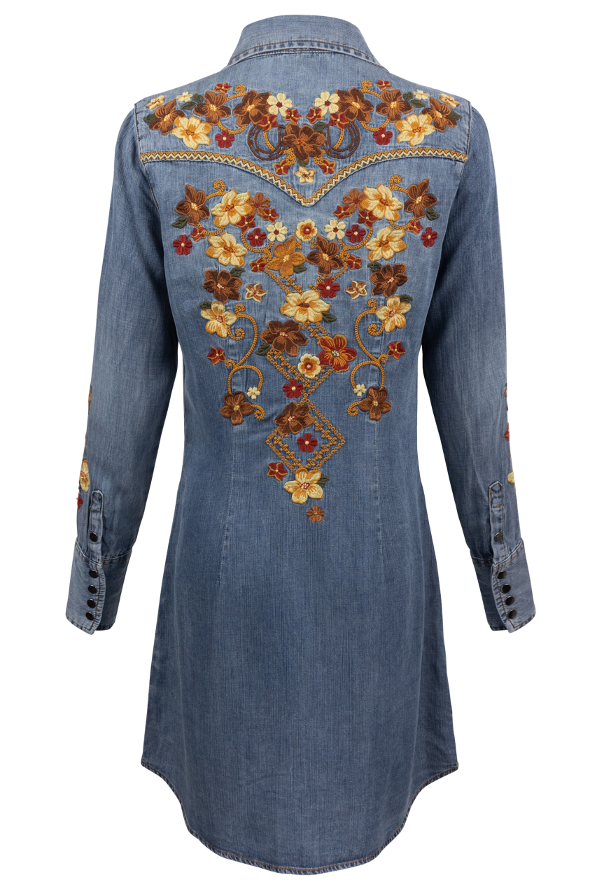 Stetson Women's Western Denim Shirt Dress