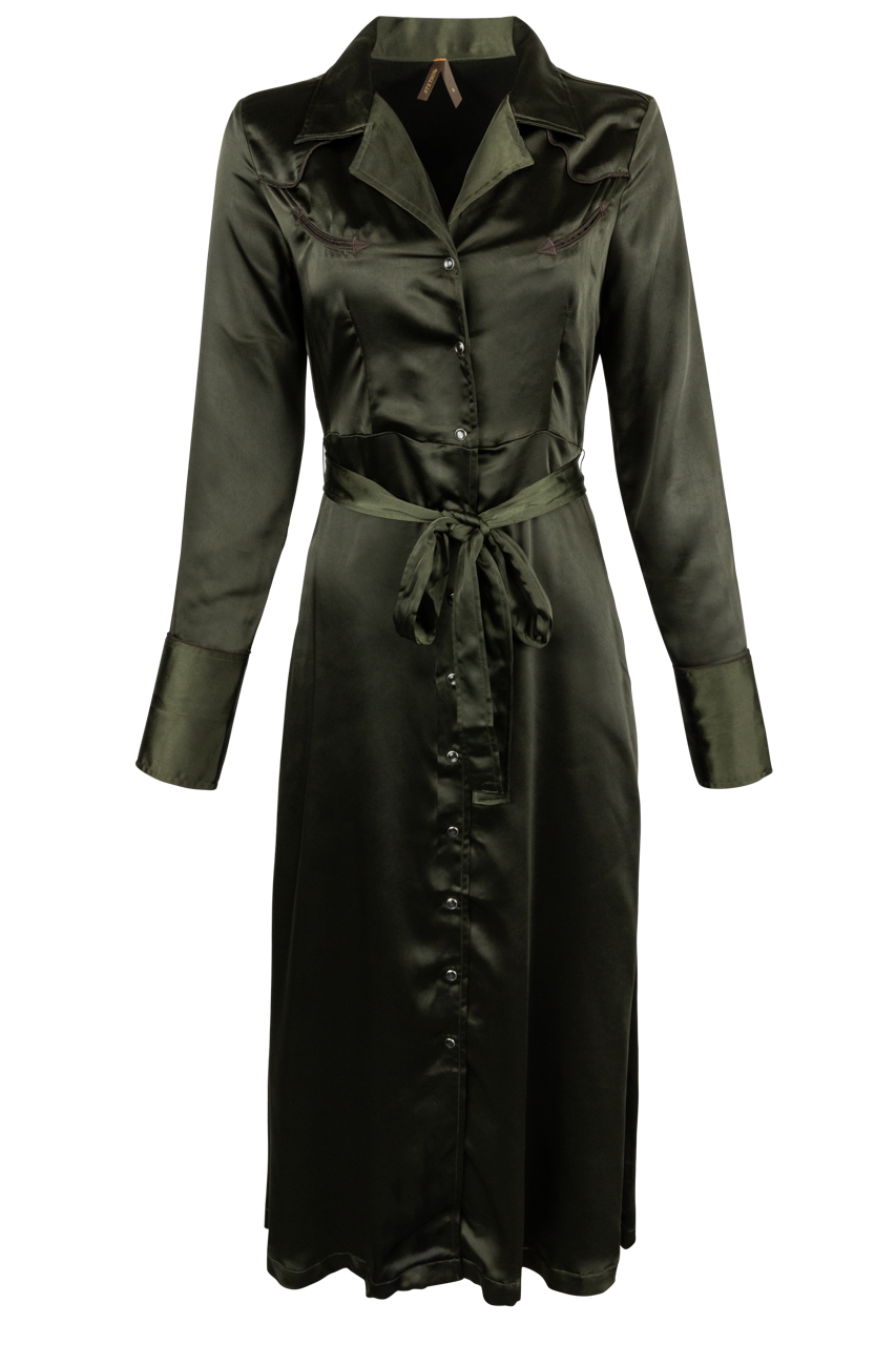 Stetson Women's Long Satin Dress