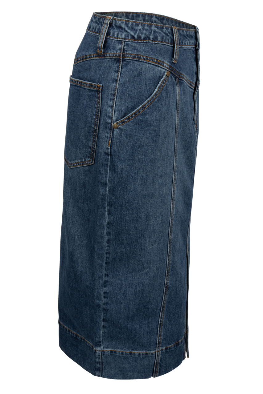 Stetson Women's Denim Maxi Skirt