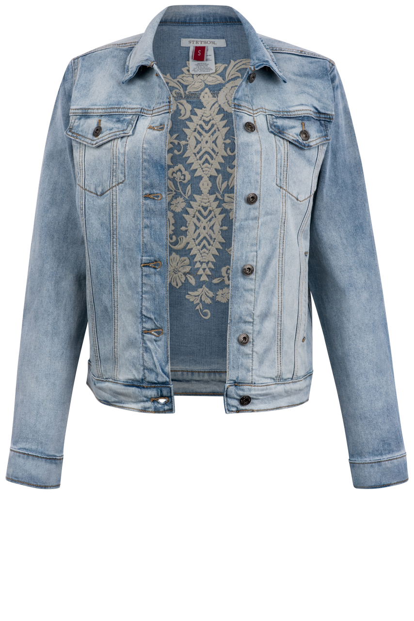 Stetson Women's Floral Denim Jacket