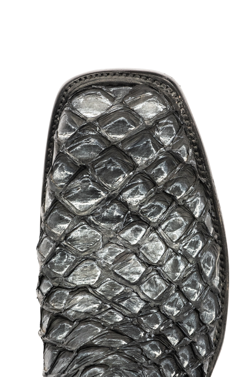 Rios of Mercedes Piraucu Cowboy Boots - Blue Steel