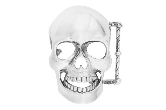 Jeff Deegan 1.5" Classic Skull Trophy Buckle
