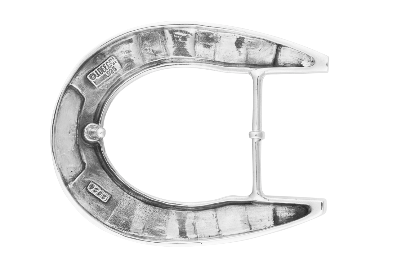Jeff Deegan 1.5" Lucky Horseshoe Belt Buckle