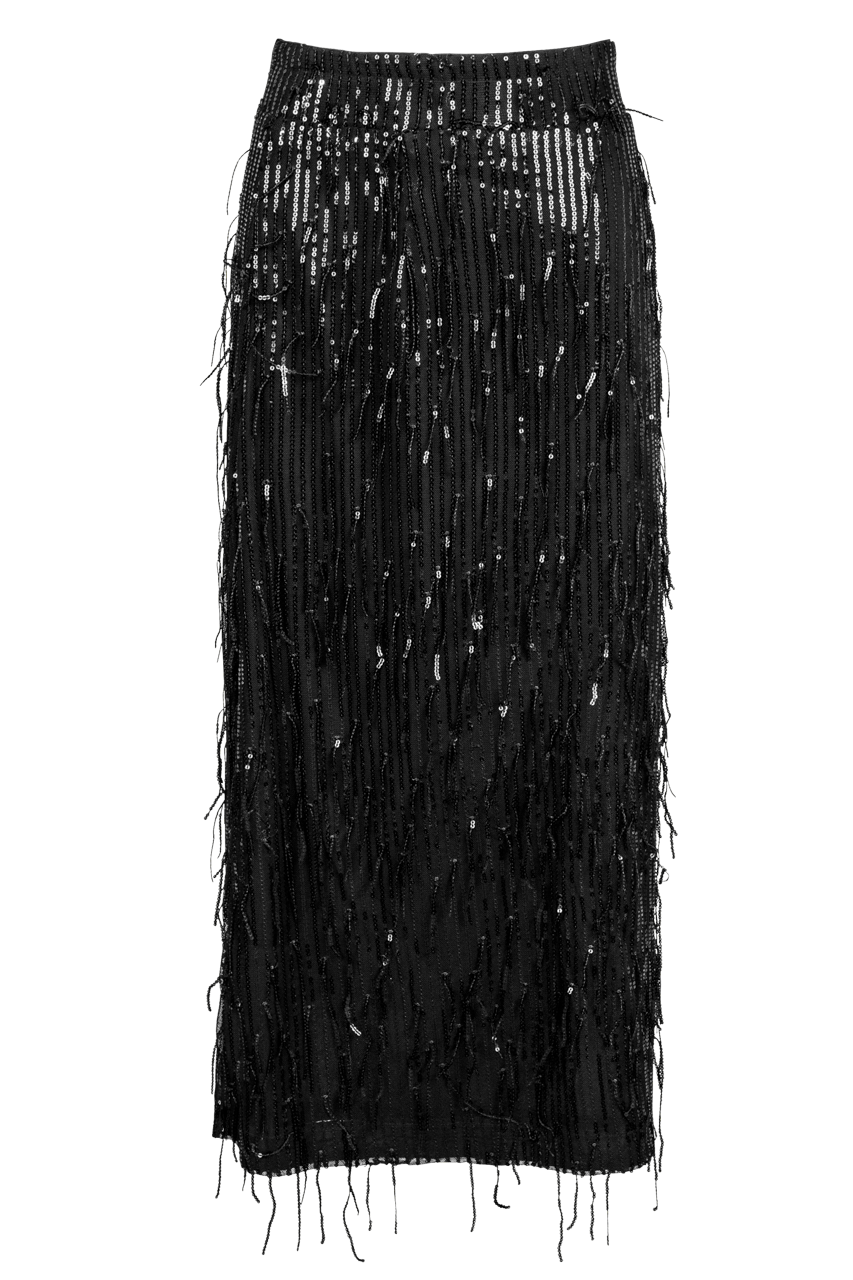 W.A.Y. Sequin Midi Skirt