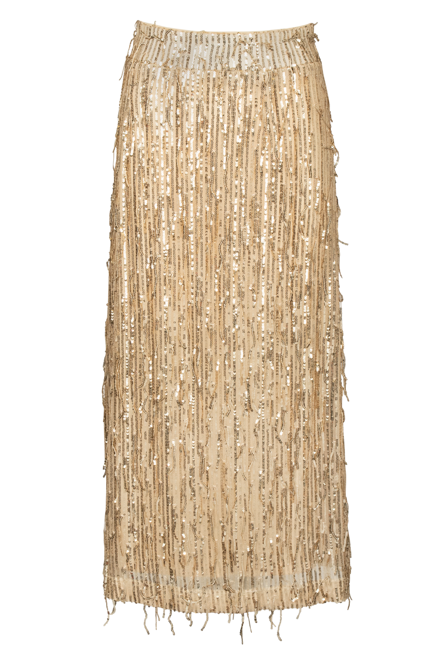 W.A.Y. Sequin Midi Skirt