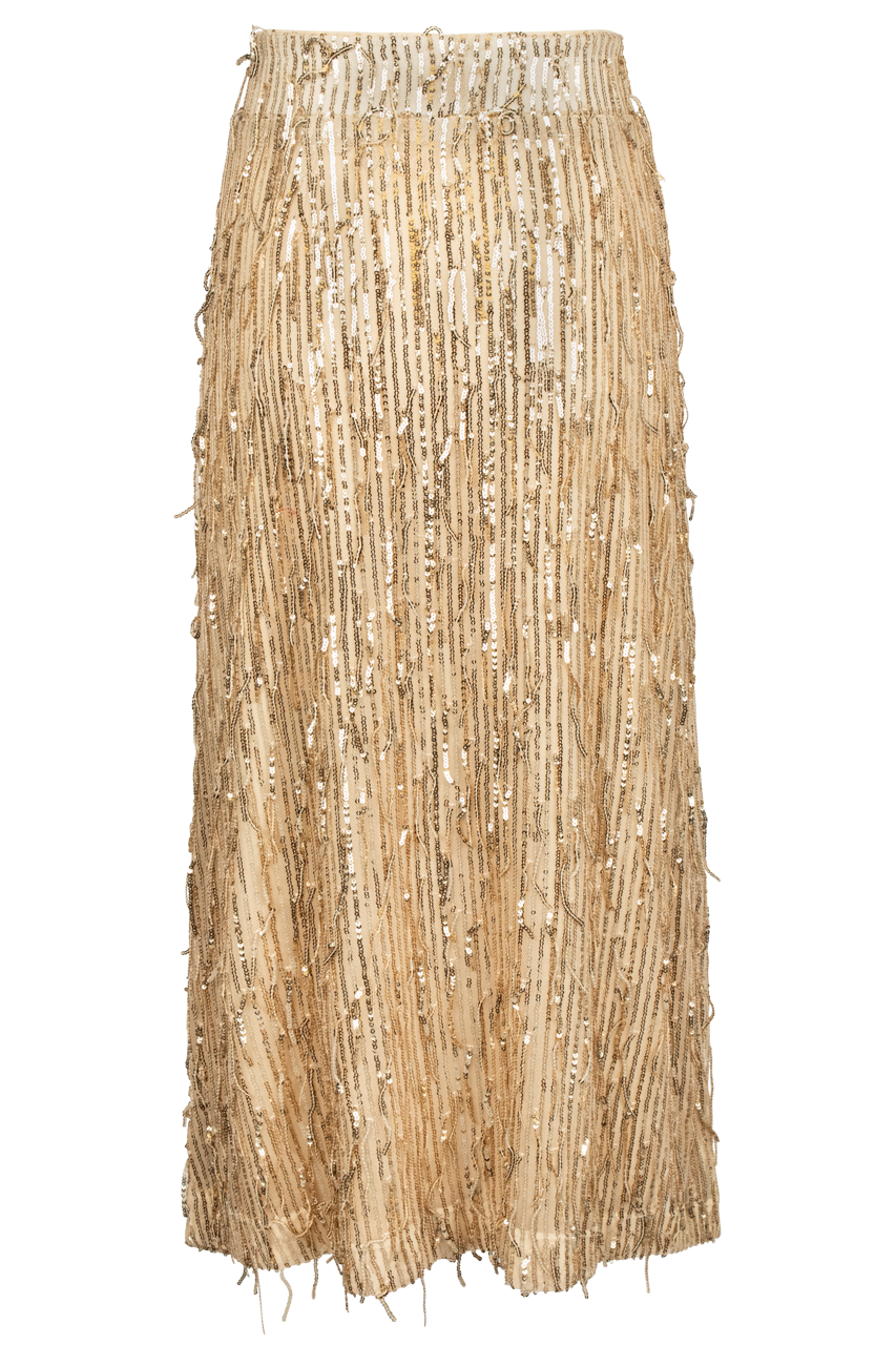 W.A.Y. Sequin Midi Skirt