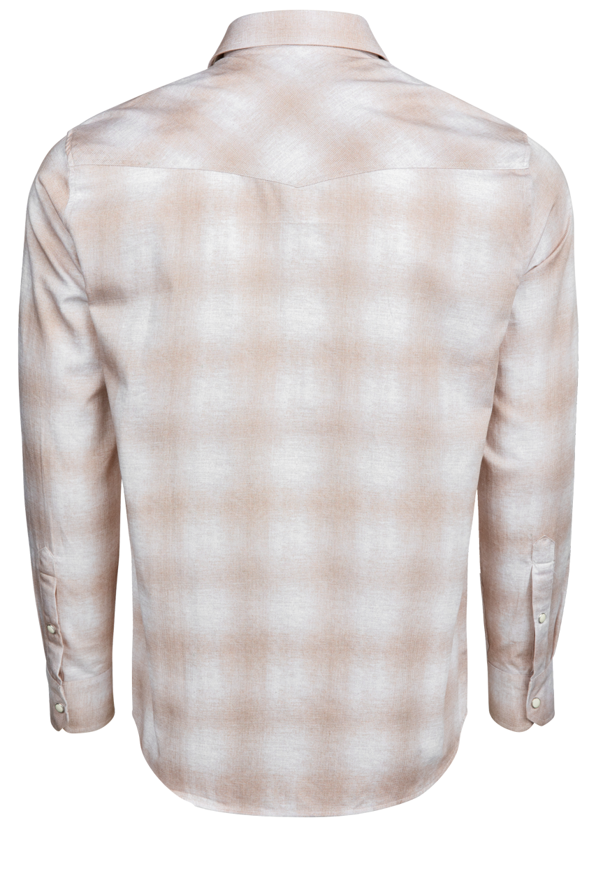 Garnet Snap Front Shirt - Sand Ombre
