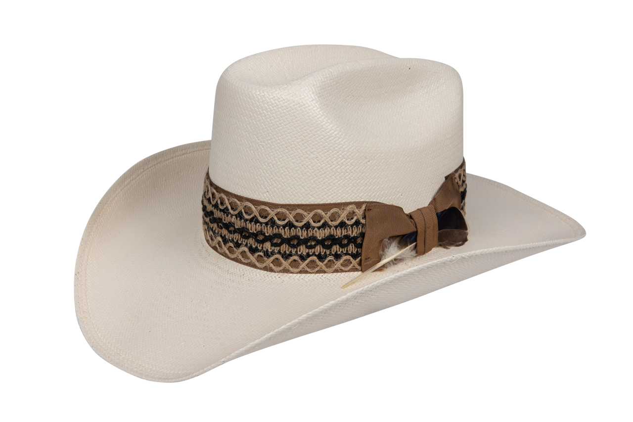 Stetson Lonetree Straw Cowboy Hat Natural / Large