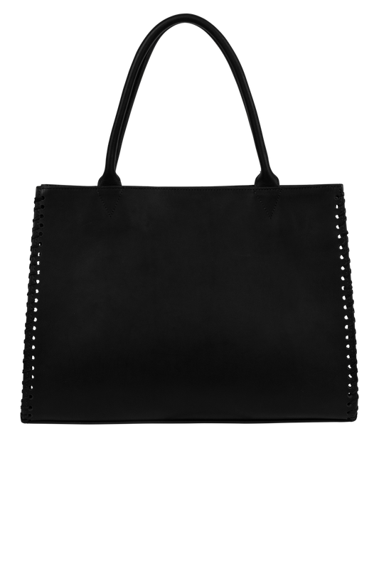 Juan Antonio Nubuck Leather Handbag