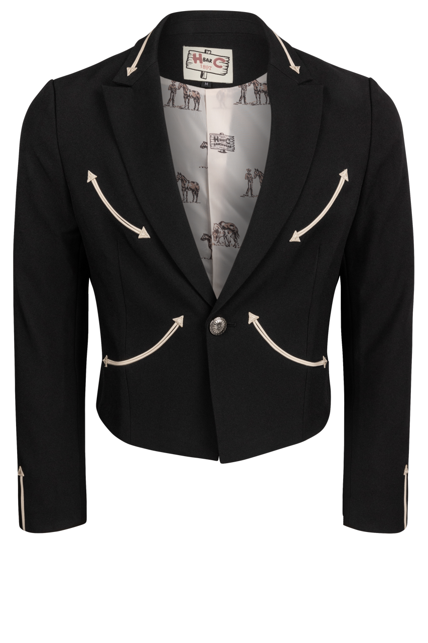 H Bar C Ranchwear ウエスタンジャケット H Bar C Black Calamity Western Jacket | Pinto Ranch