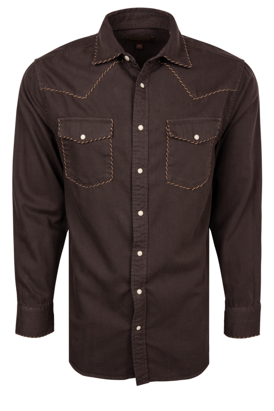 Madison Creek Branson Whipstitch Denim Shirt - alternate view