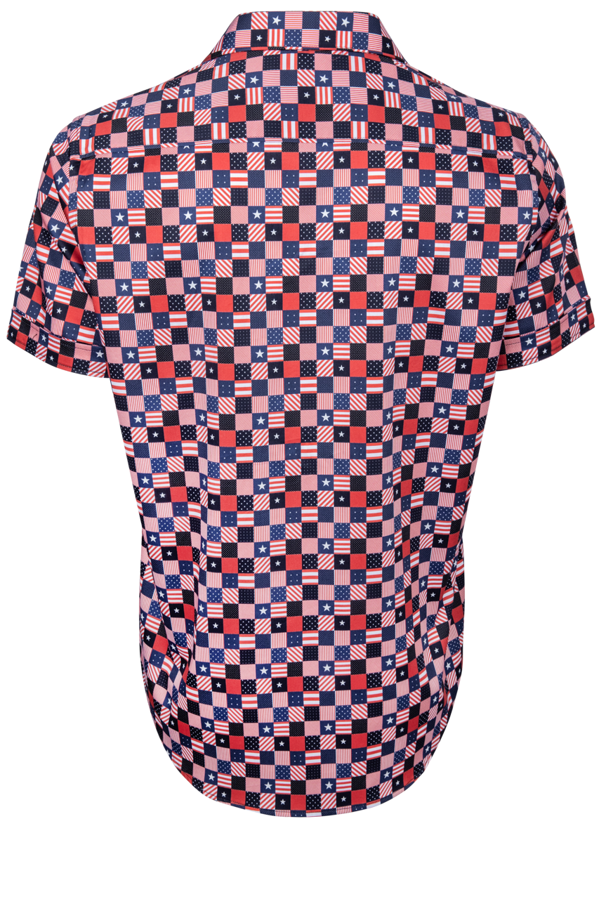 Robert Graham Stars Aligned Button-Front Shirt