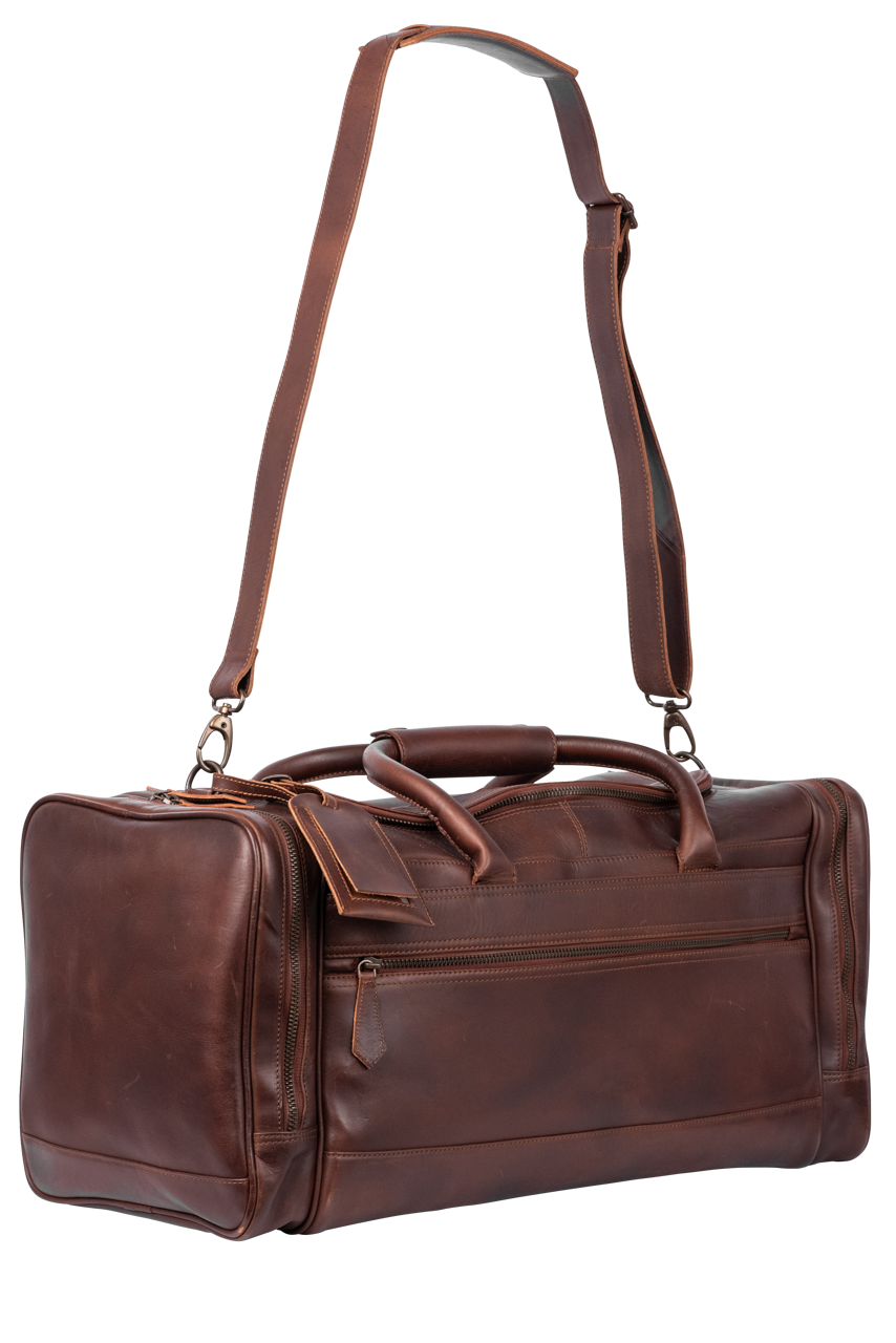 Madison Creek Leather Weekender Bag