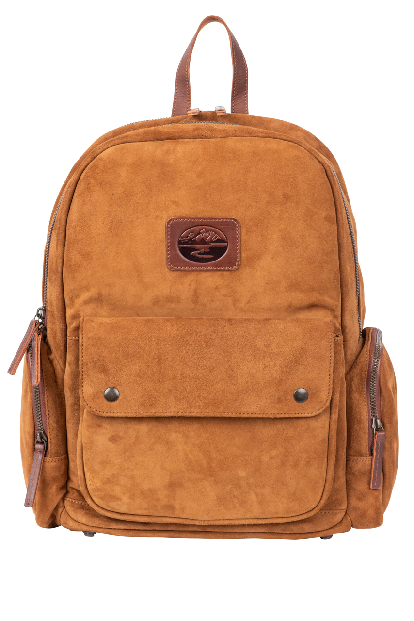 Madison Creek Leather Trimmed Backpack