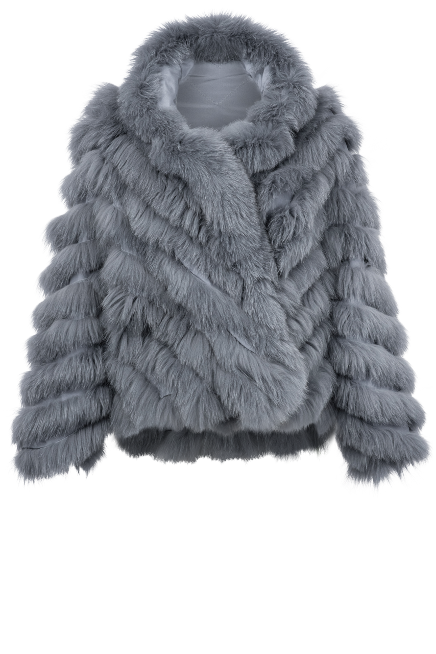 Diomi Silk Fox Bomber Jacket