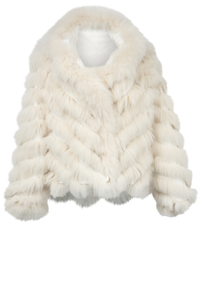 Diomi Silk Fox Bomber Jacket