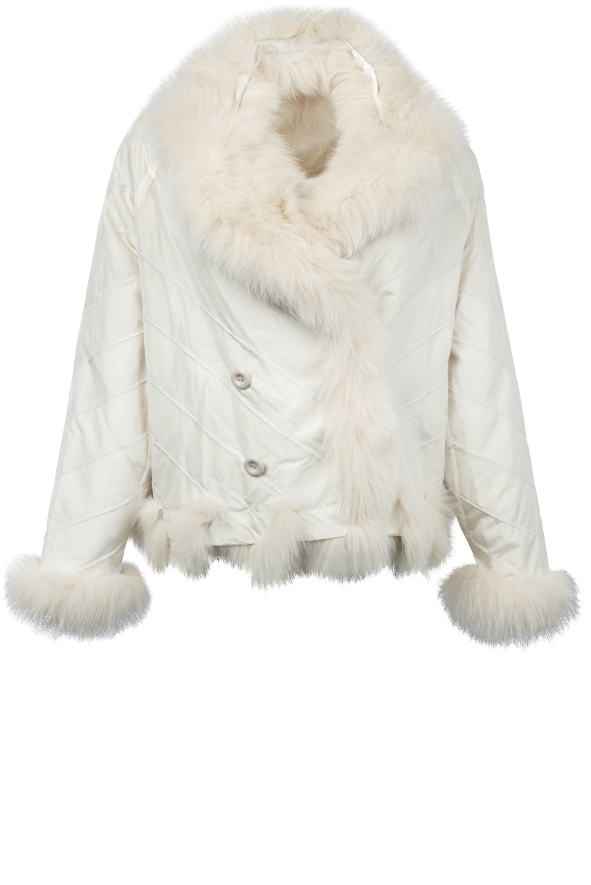 Diomi Silk Fox Bomber Jacket