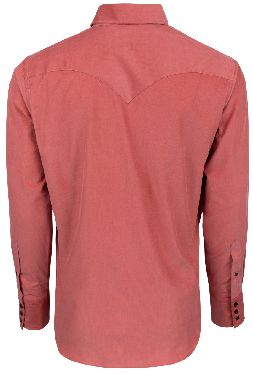 Lyle Lovett for Hamilton Snap Front Shirt - Coral