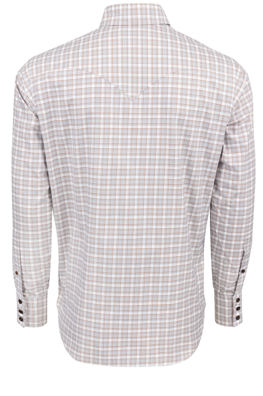 Lyle Lovett for Hamilton Snap Front Shirt - Gray Check