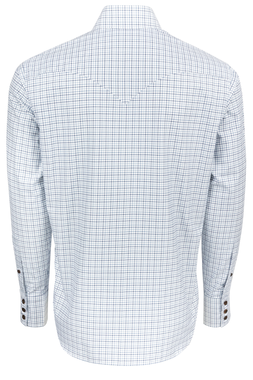 Lyle Lovett for Hamilton Snap Front Shirt - Light Blue