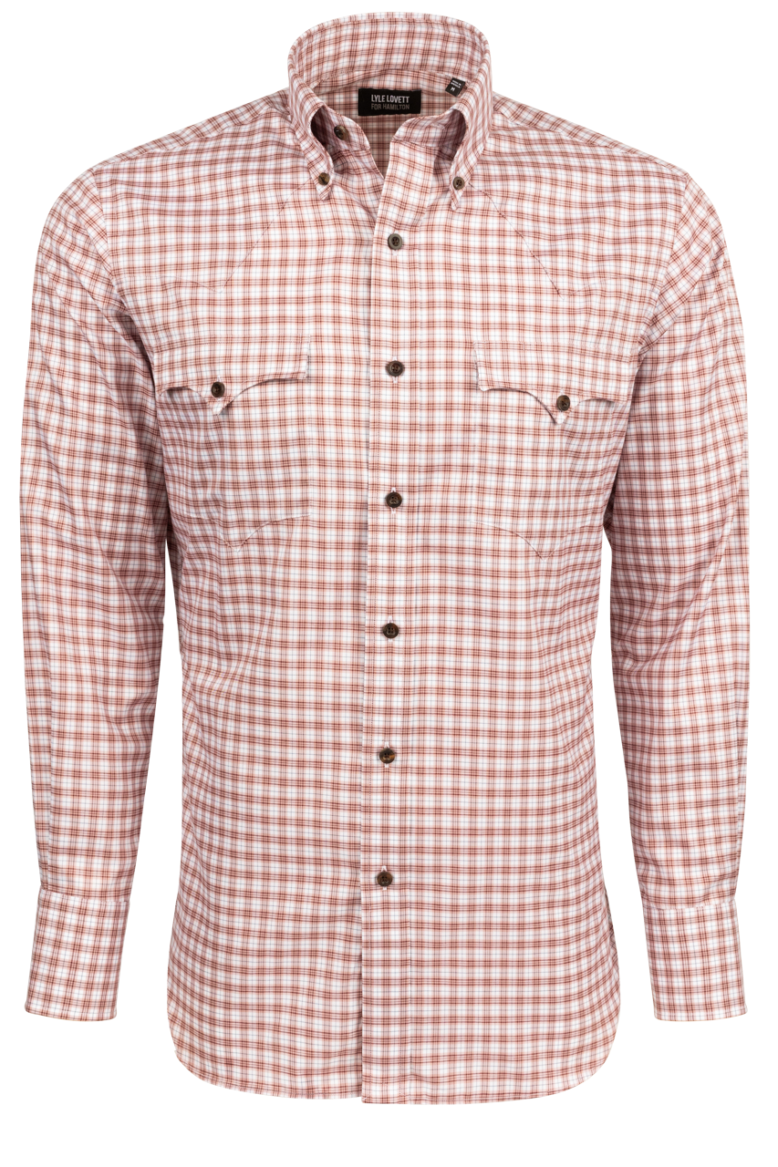 Lyle Lovett for Hamilton Snap Front Shirt - Rose