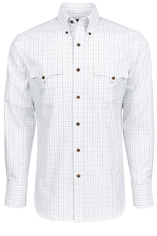 Lyle Lovett for Hamilton Button-Front Shirt - White