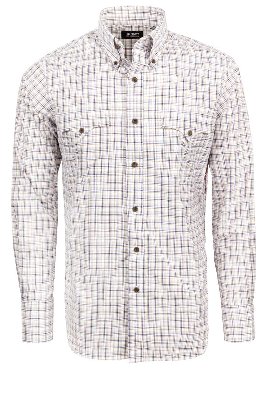 Lyle Lovett for Hamilton Button-Front Shirt - Gray