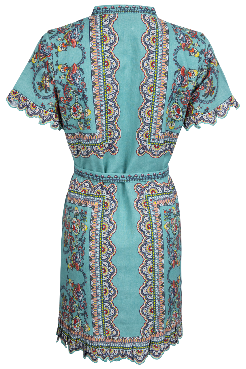 Noelle Paisley Print Dress